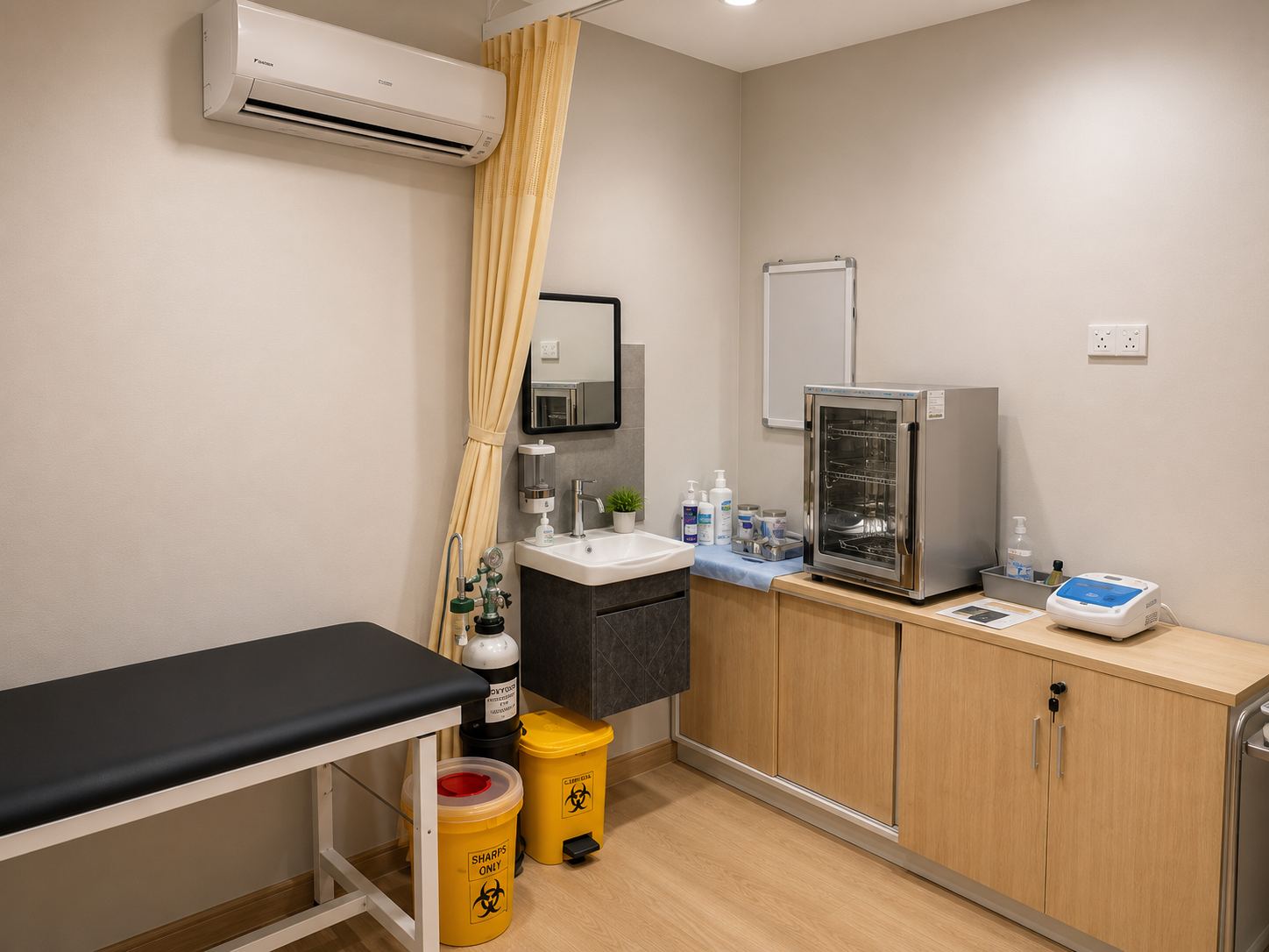 KR Cares clinic — Advanced Care Room
